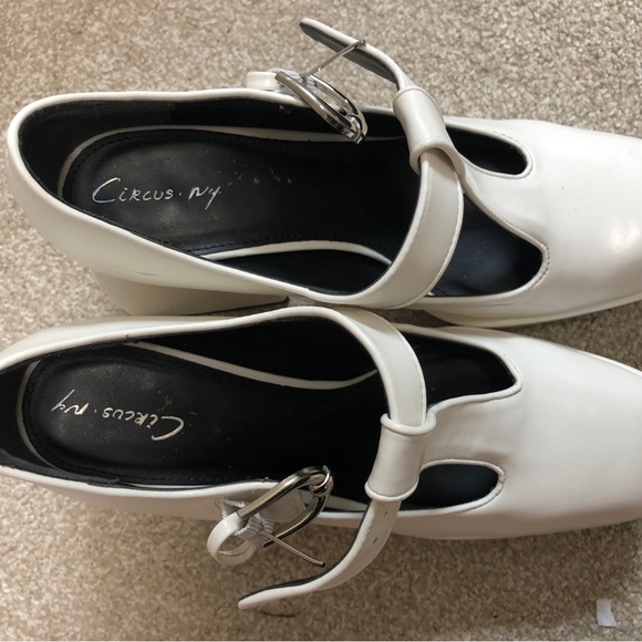 Circus.ny white platform Mary Jane block heels - Picture 7 of 7